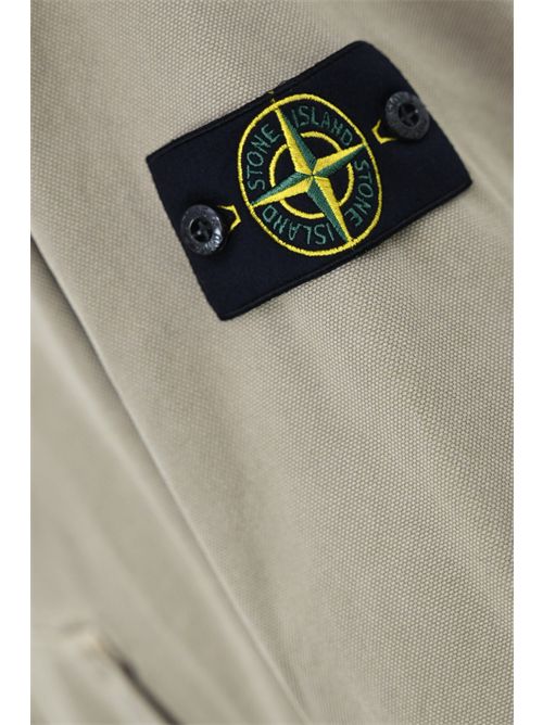 Felpa 6100017 in cotone biologico Panama effetto Old Desert Sand STONE ISLAND | 6100017S0184V019A